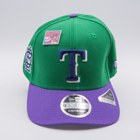 New Era x Big League Chew Texas Rangers 9SEVENTY Stretch Snap Cap w/ PIN New - Picture 2 of 6